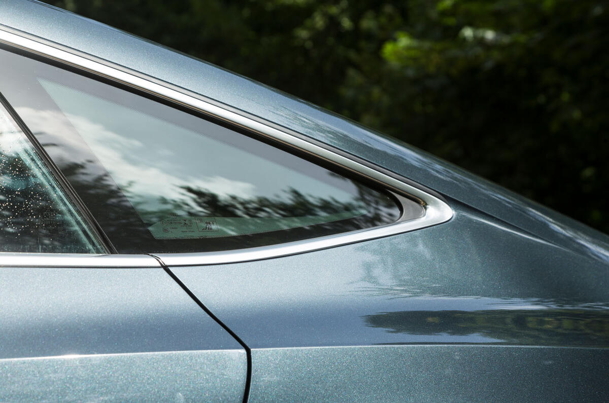 Audi A7 Sportback 2018 road test review rear quarter windows