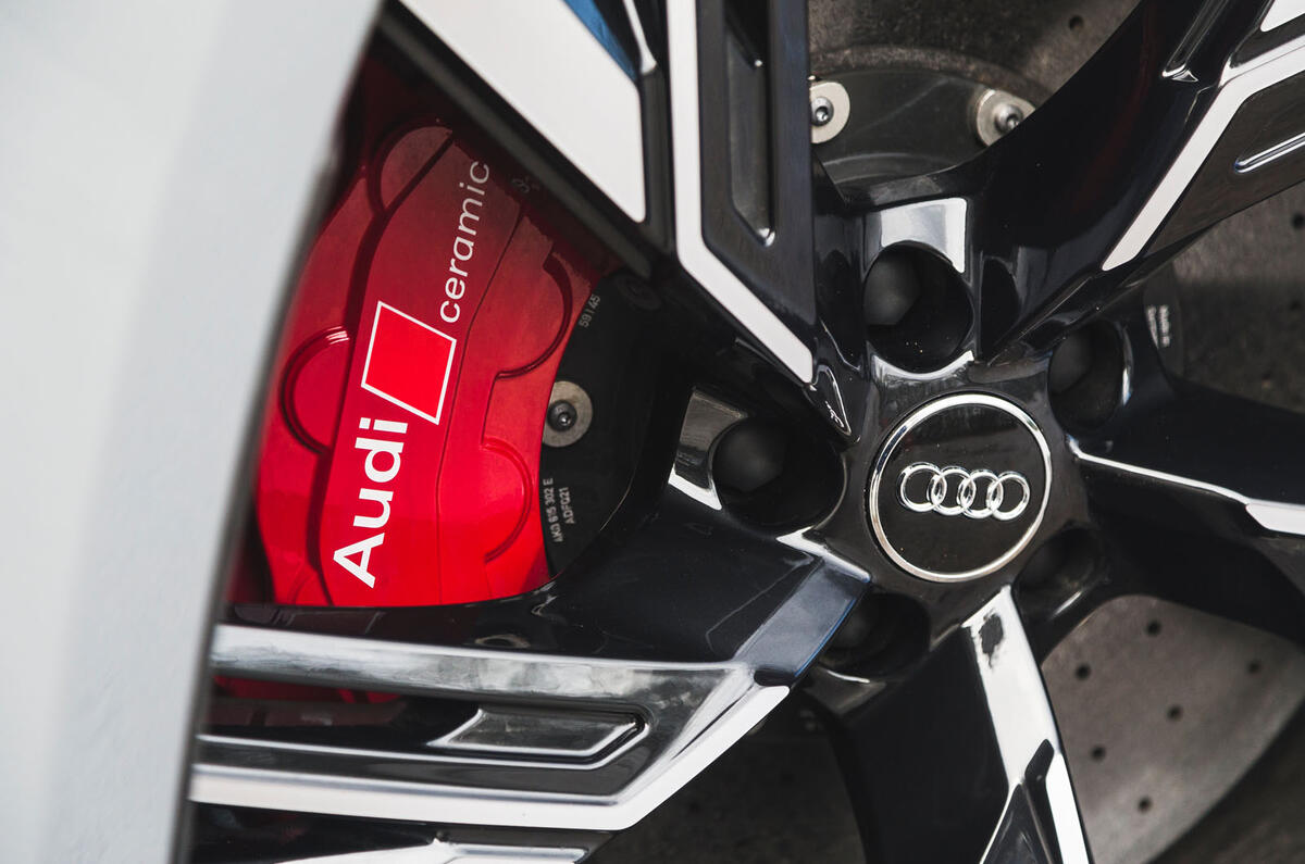 Audi RS6 Avant 2020 road test review - brake calipers