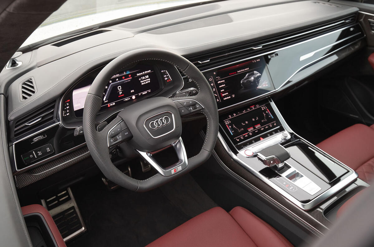 Audi SQ8 2019 road test review - dashboard