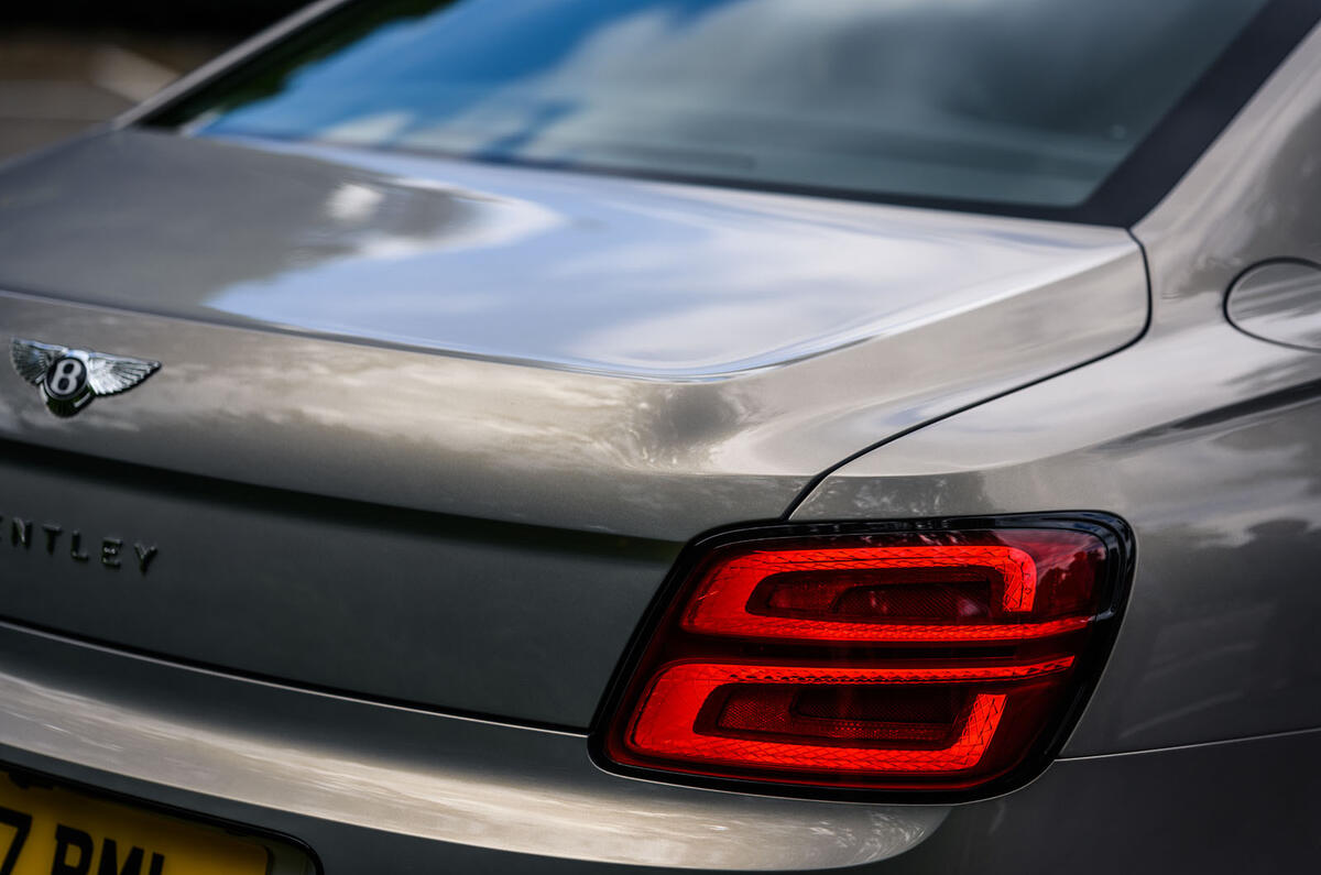 Bentley Flying Spur 2020 road test review - rear lights