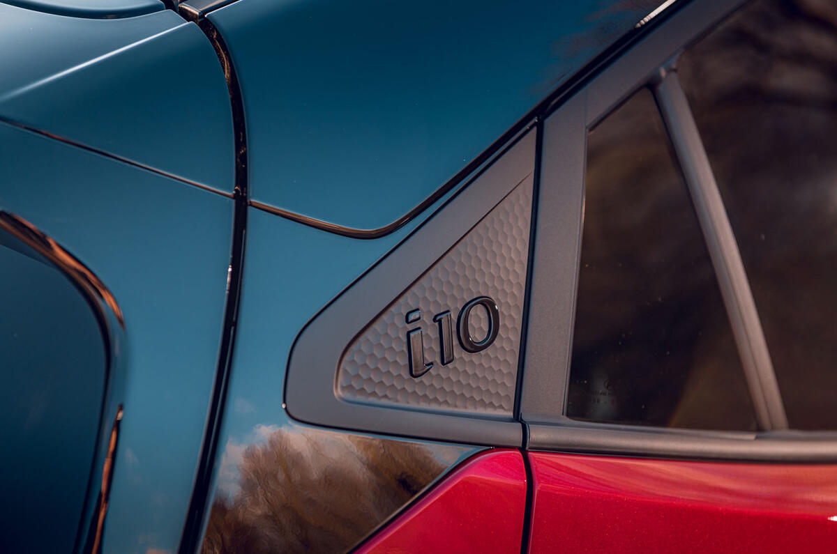 Hyundai i10 2020 road test review - side decals