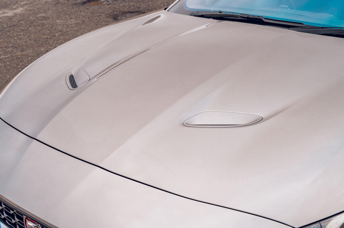 Jaguar F-Type 2020 road test review - bonnet