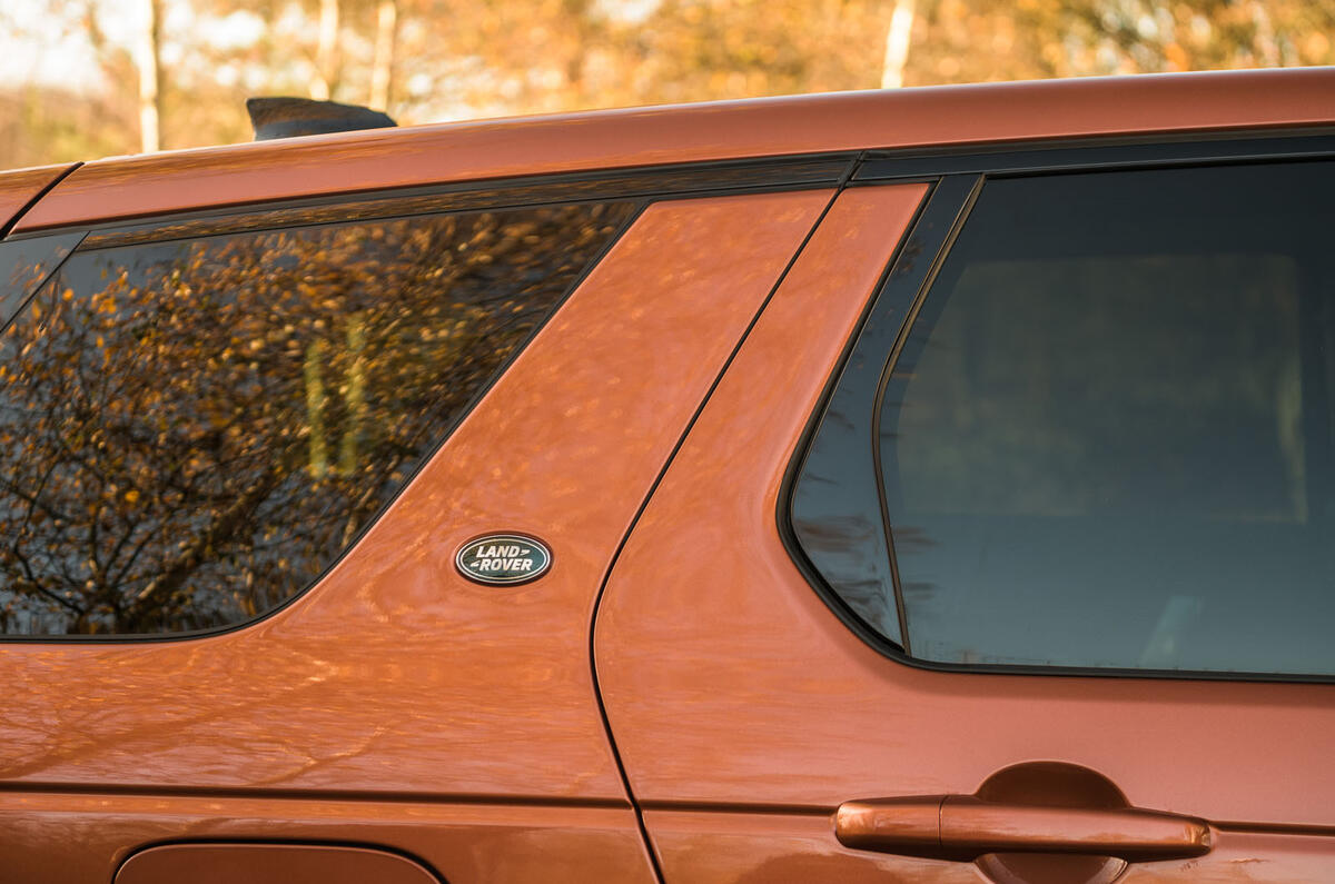 Land Rover Discovery Sport 2020 road test review - b pillar