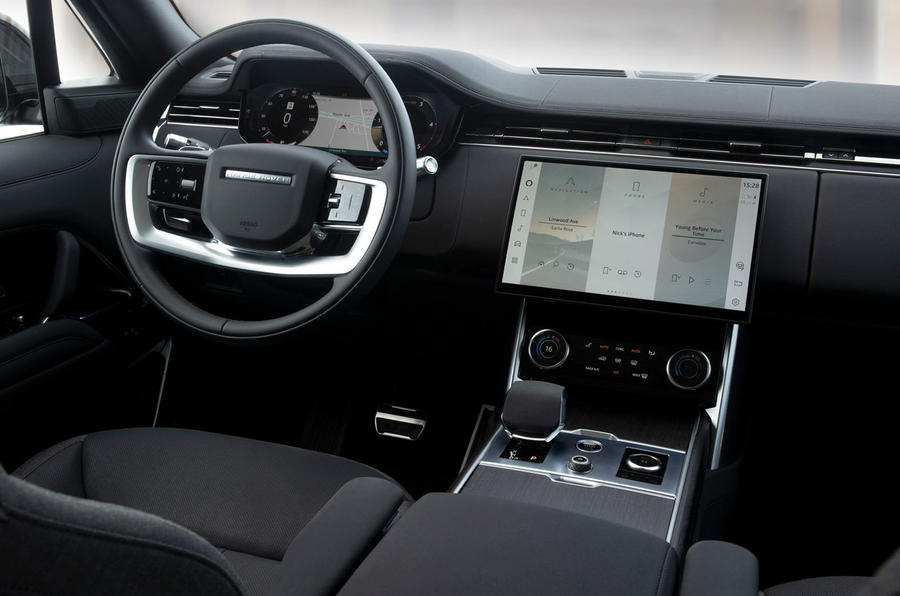 8 Land Rover Range Rover 2022 : premier essai, tableau de bord