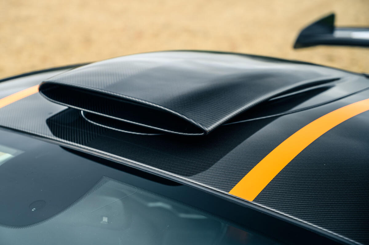 8 McLaren 620R 2021 road test review roof scoop