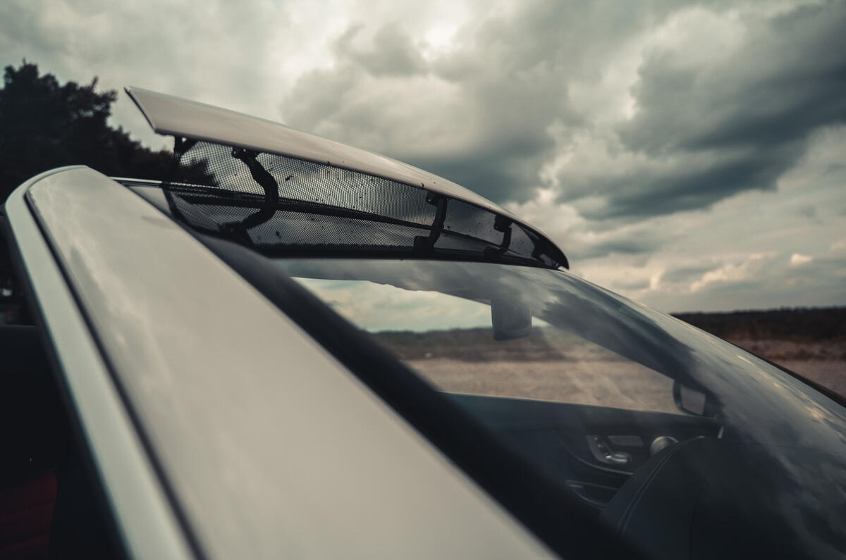 8 Mercedes Benz E Class Cabriolet 2021 road test review air diffuser