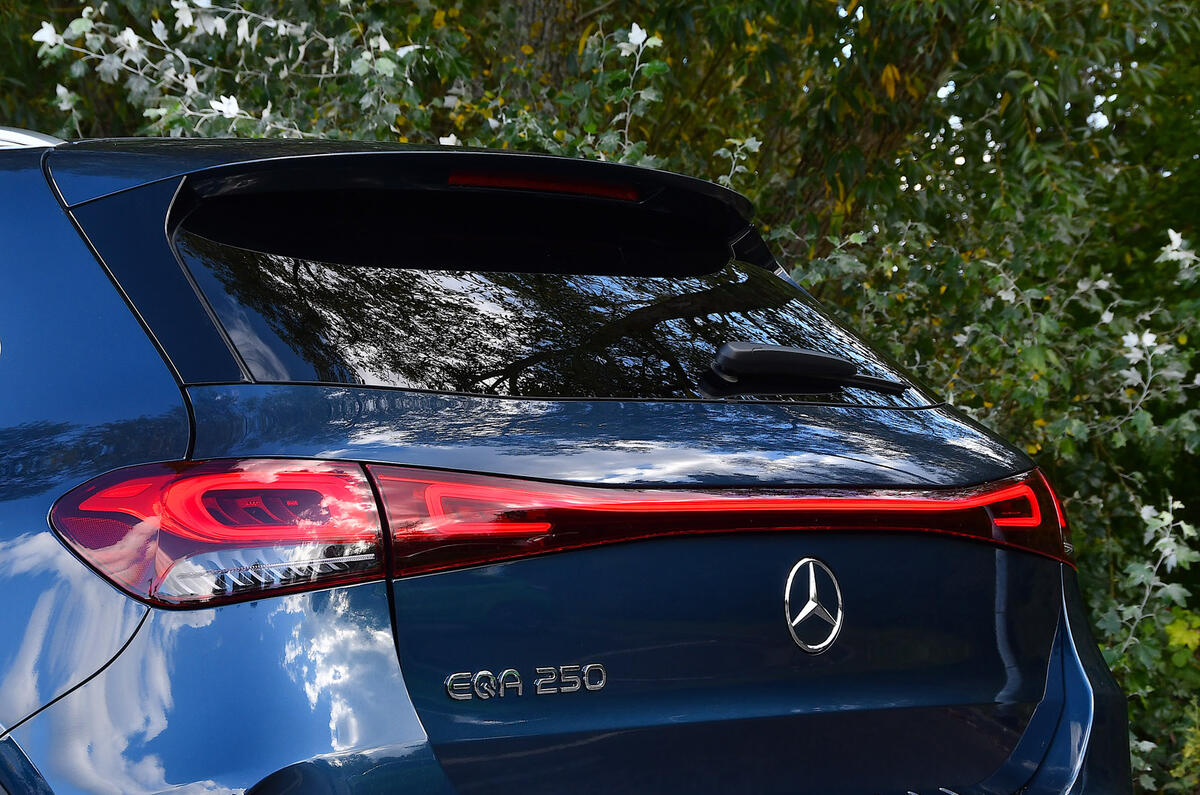 8 Mercedes Benz EQA 2021 road test review rear end