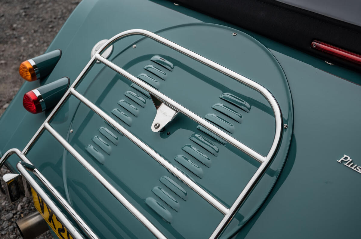 Morgan Plus Four 2020 road test review - rear stowage