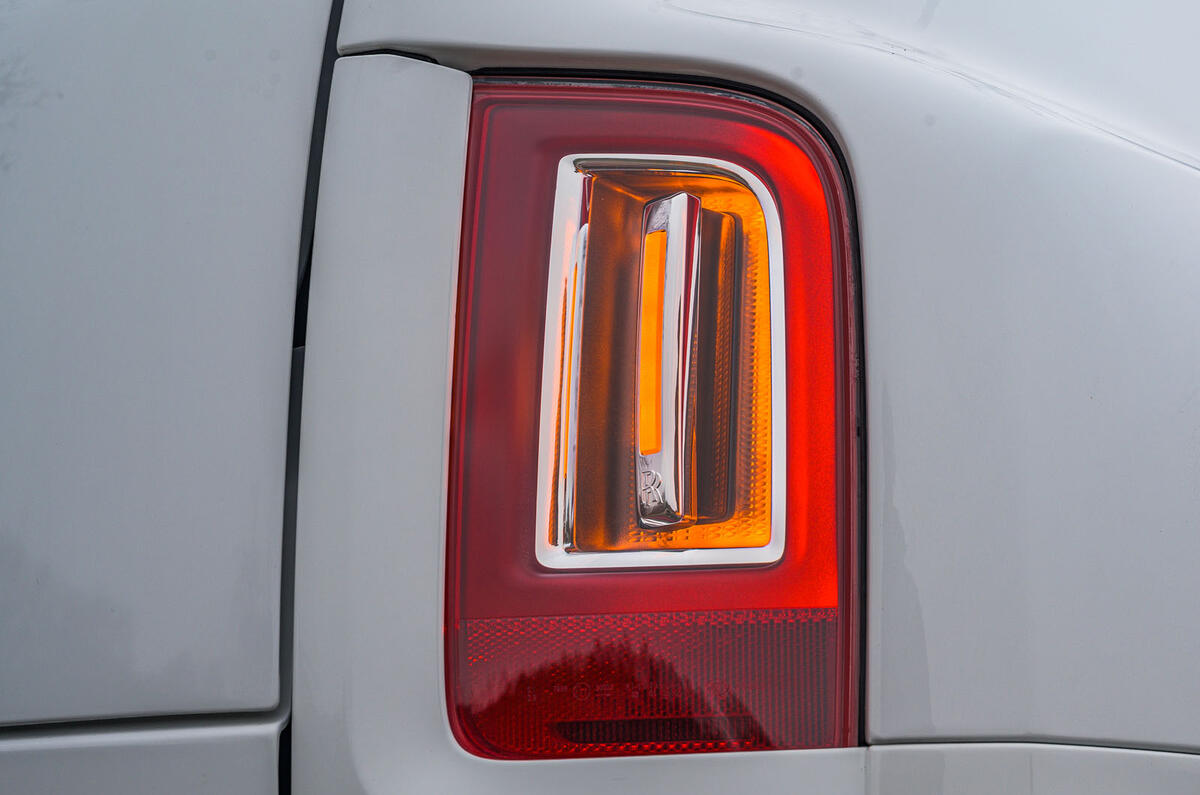 Rolls Royce Cullinan 2020 road test review - rear lights
