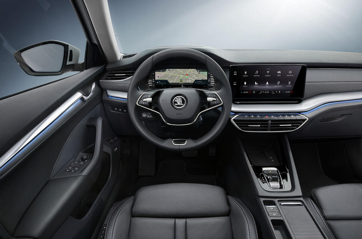 Skoda Octavia Estate 2020 road test review - cabin