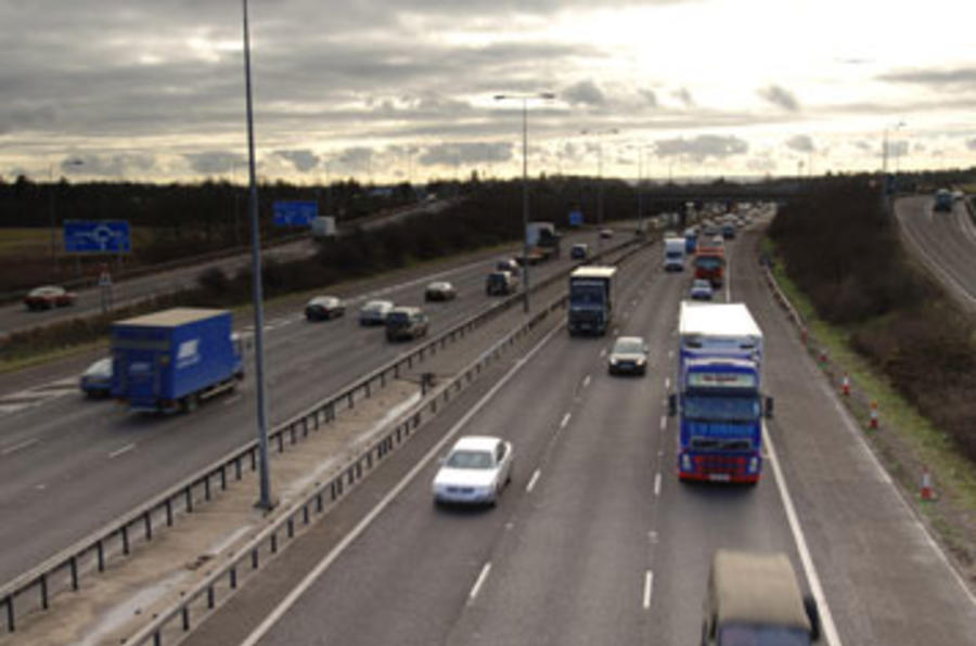 HGVs face motorway restrictions