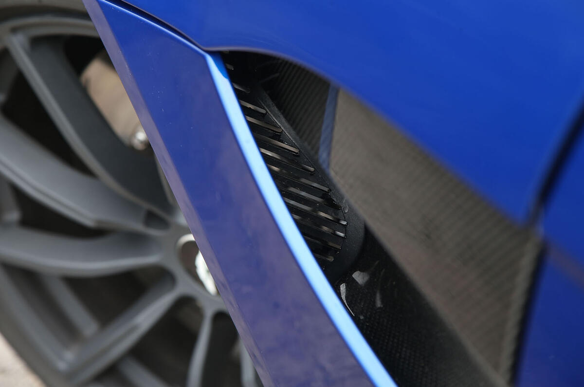 Aston Martin Vantage 2018 review front aero