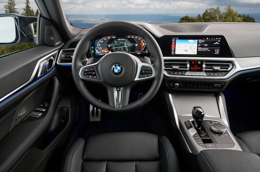 9 BMW Série 4 Gran Coupe 2021 premier essai tableau de bord