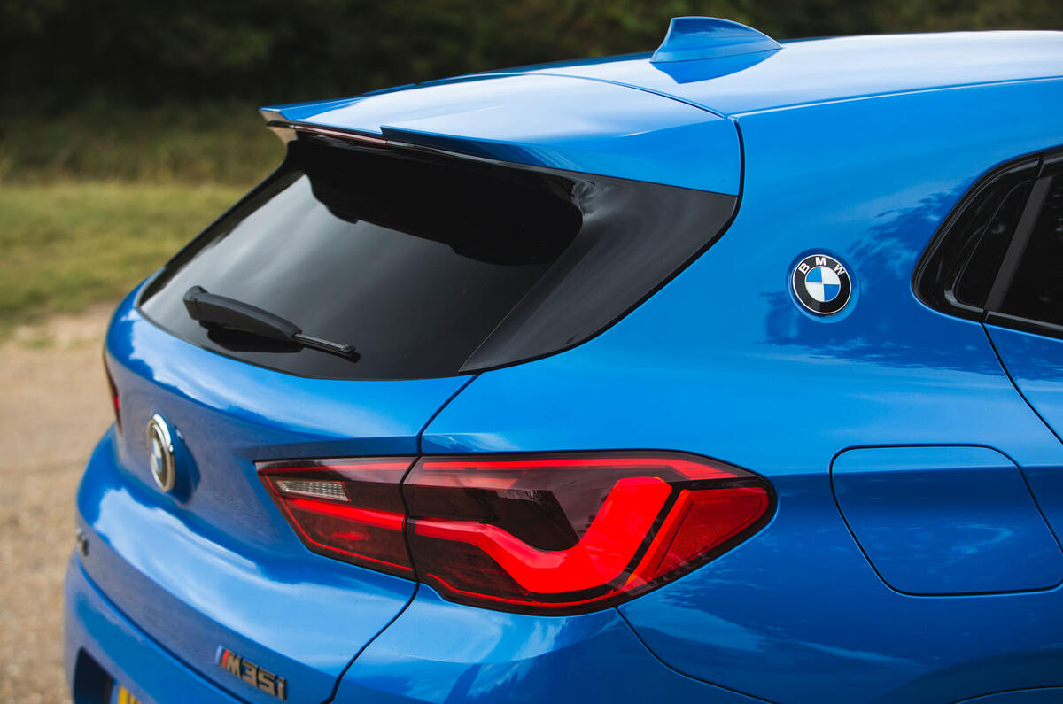 BMW X2 M35i 2019 road test review - spoiler