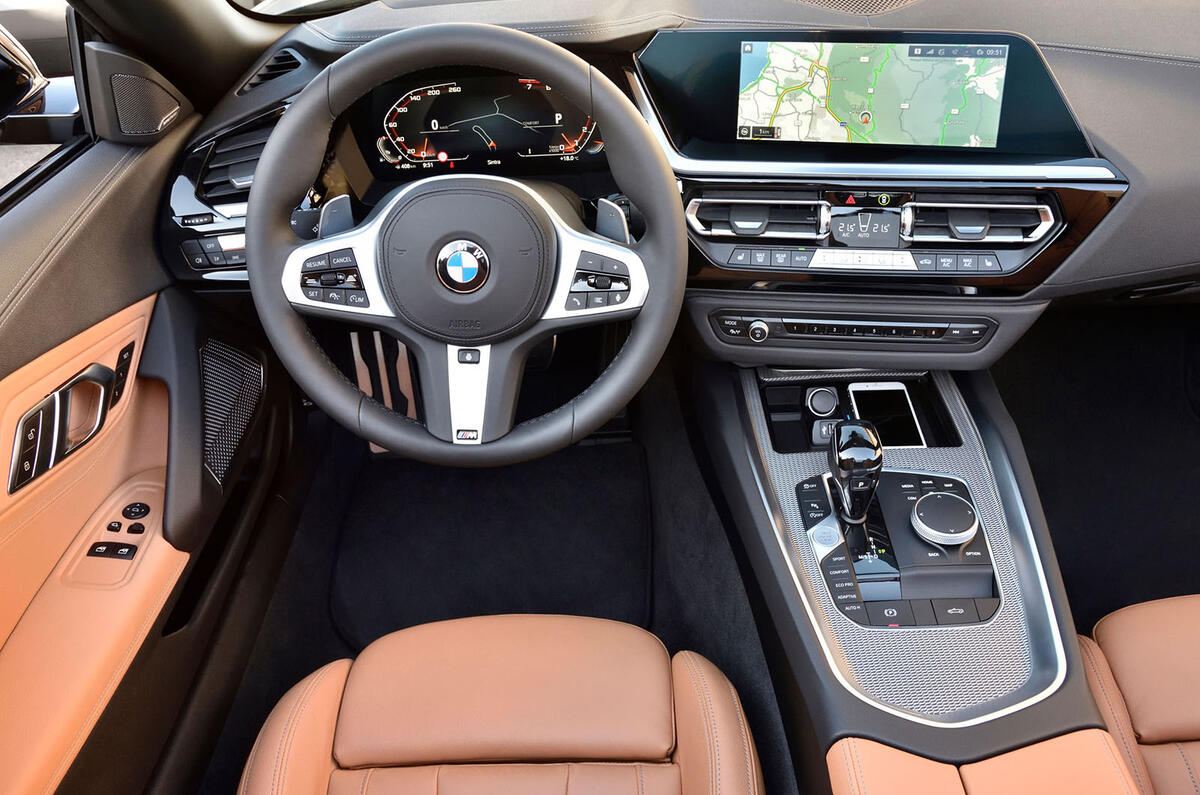BMW Z4 2018 review - dashboard