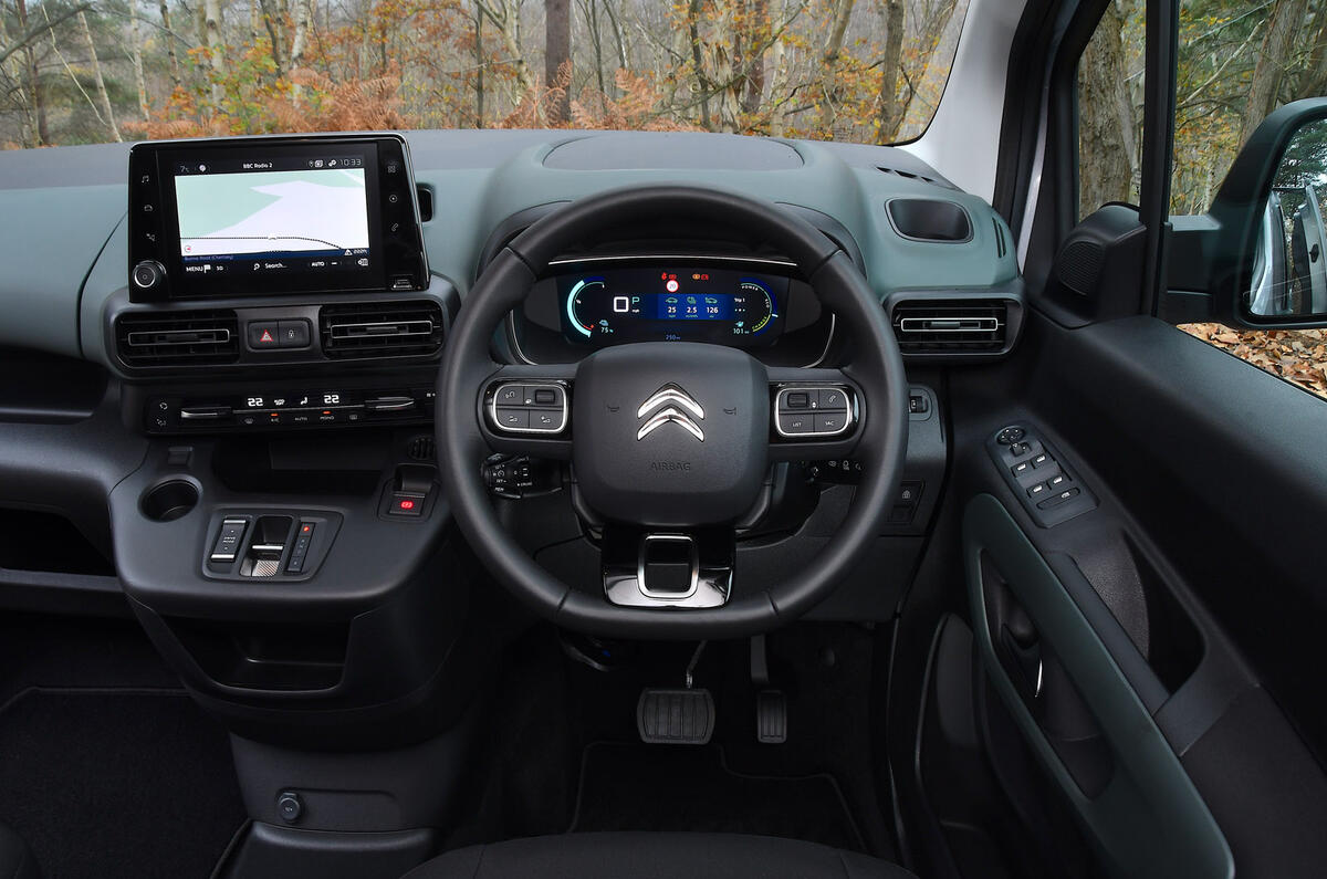 citroen berlingo dashboard display