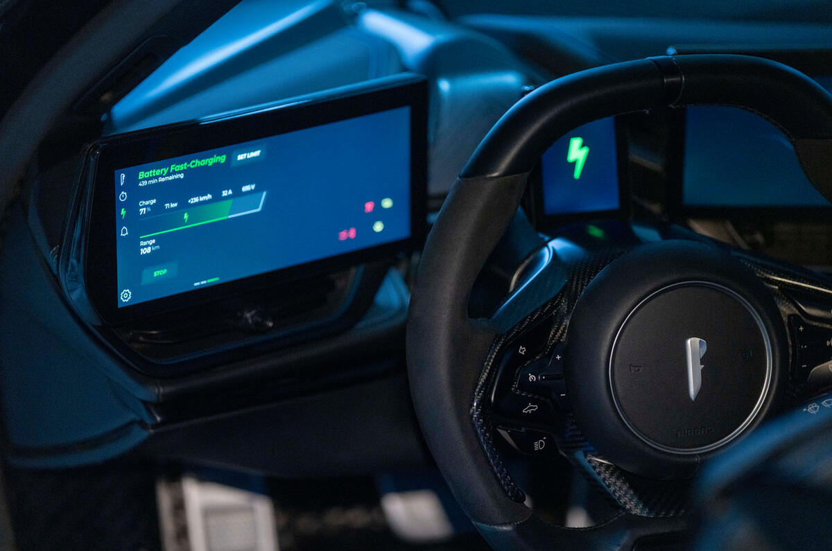 9 Pininfarina Battista 2021 first drive review instruments