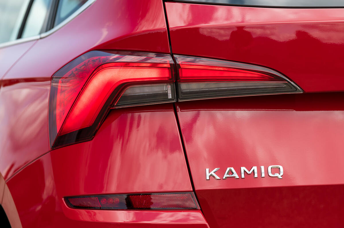 Skoda Kamiq 2019 road test review - rear lights