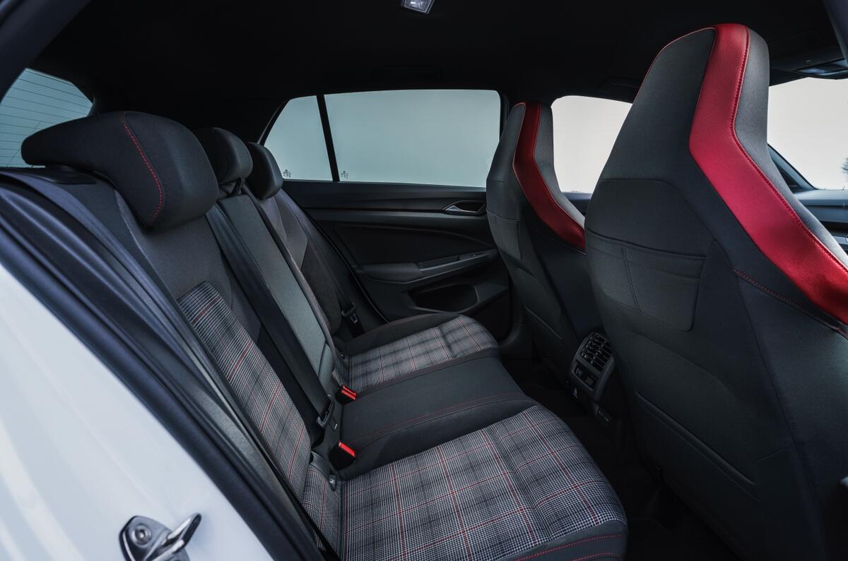 9 Volkswagen Golf GTI 2021 road test review rear seats