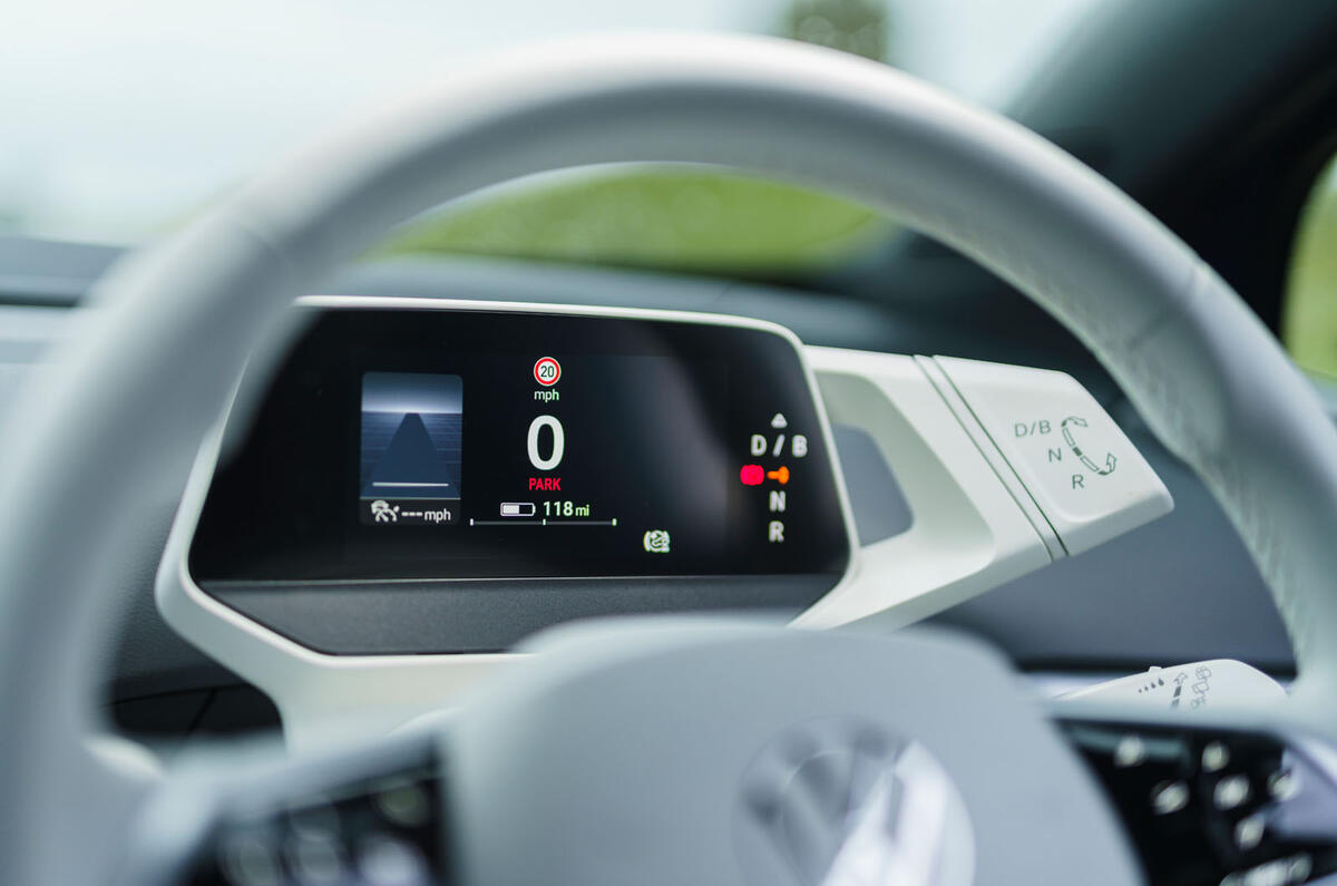 9 volkswagen id 4 2021 uk first drive review instruments