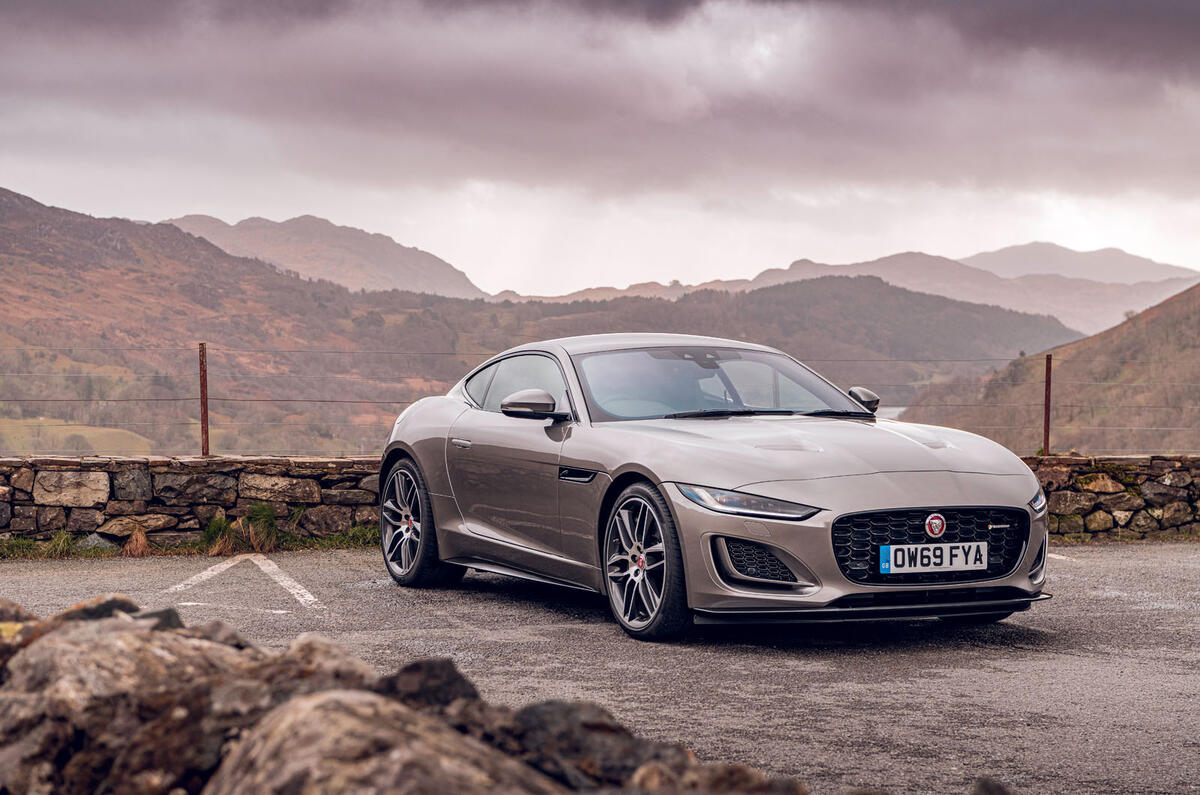 Jaguar F-Type 2020 road test review - static front