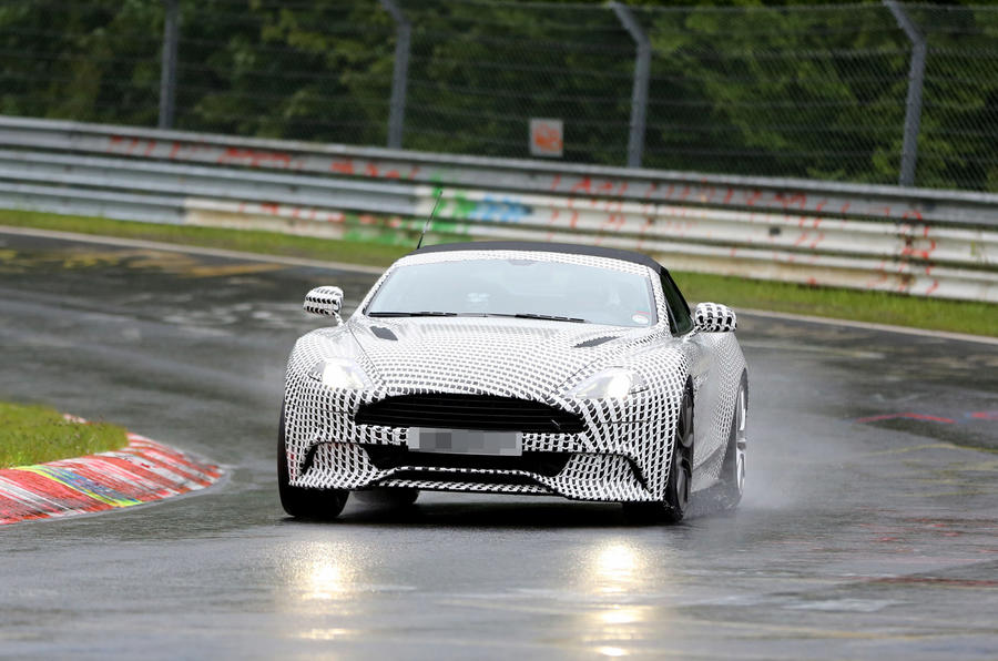 Aston Martin Vanquish Volante in development