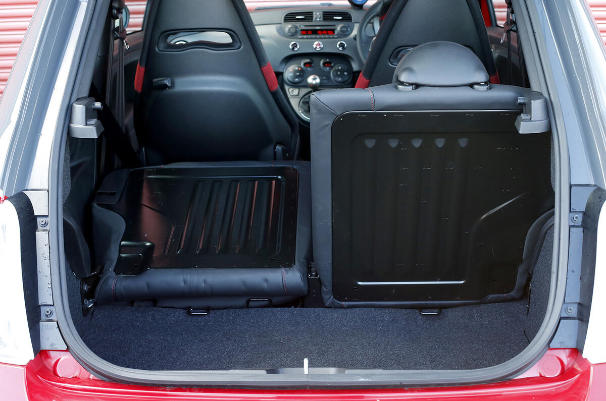 Abarth 595 boot space