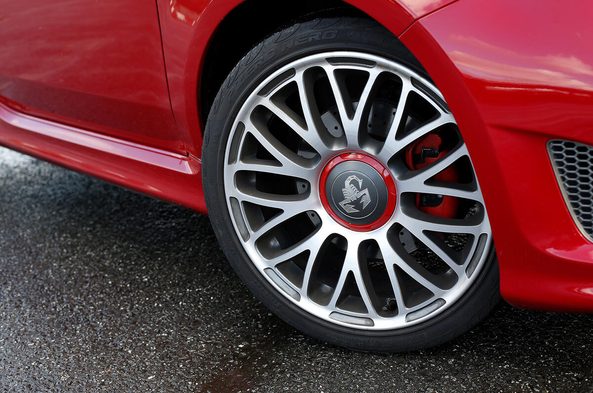 17in Abarth 595 alloy wheels