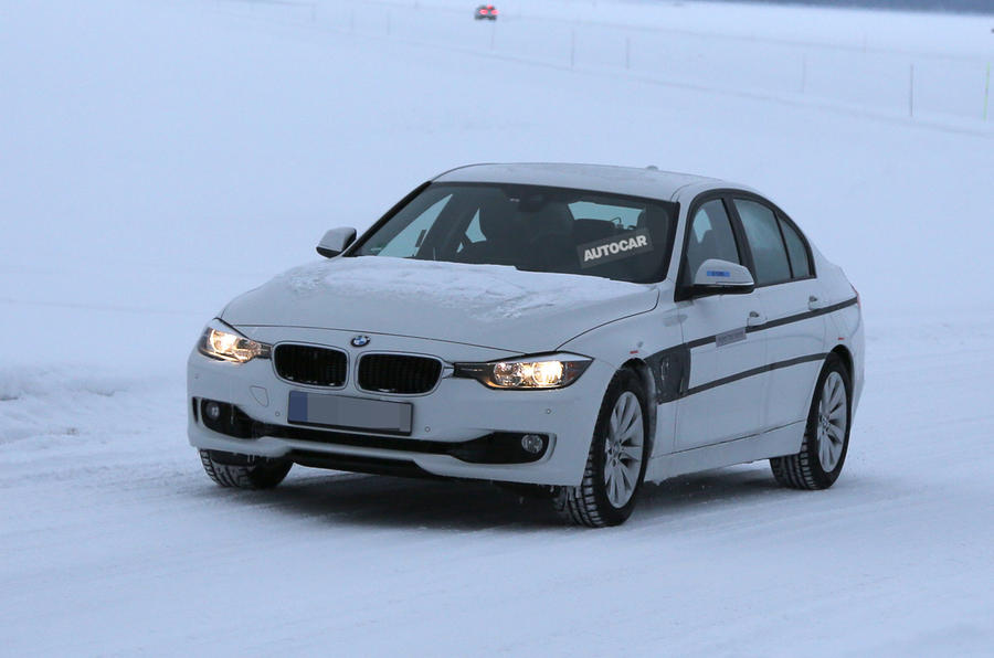 New BMW 3-series plug-in Hybrid spotted