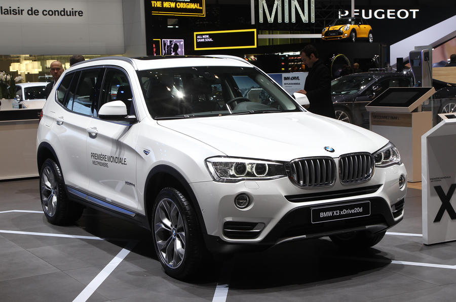 Revised BMW X3 unveiled