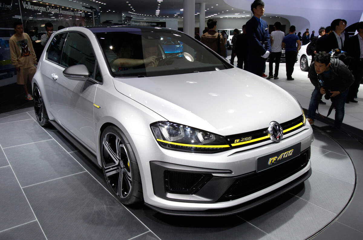 volkswagen golf r400 first spy pictures autocar