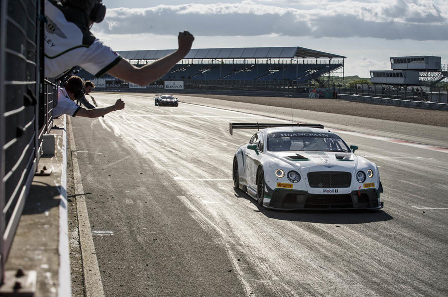 New Bentley Continental GT3 racer claims inaugural victory at Silverstone