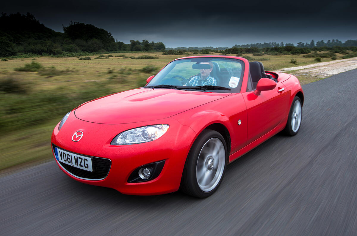 Quartier avant de la Mazda MX-5