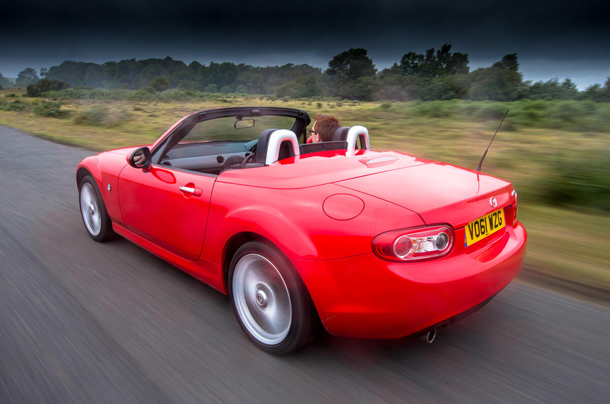 Quartier arrière de la Mazda MX-5