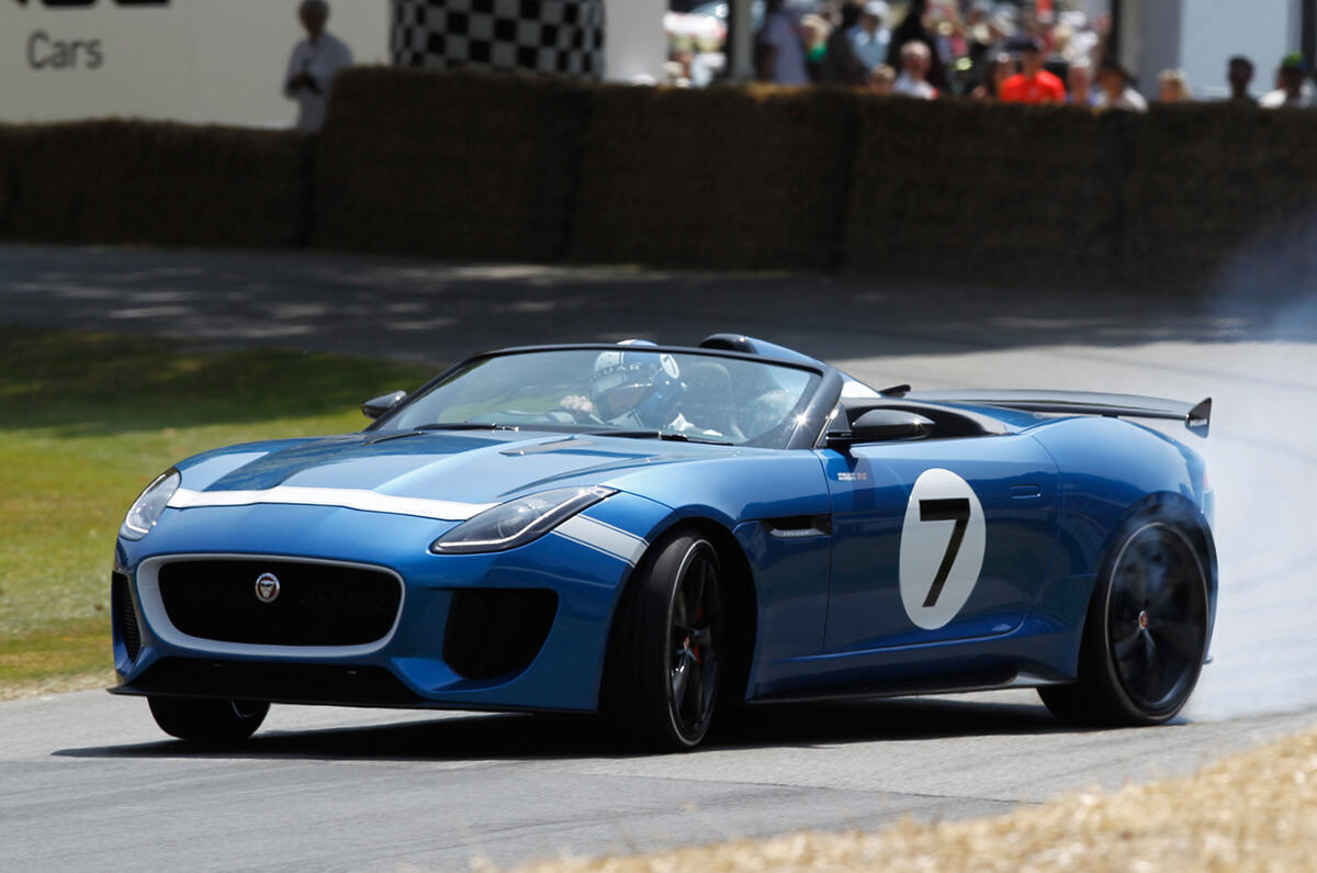 Extreme Jaguar F-type at Goodwood