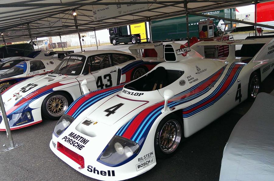 Goodwood Festival of Speed 2013: Martini Racing icons