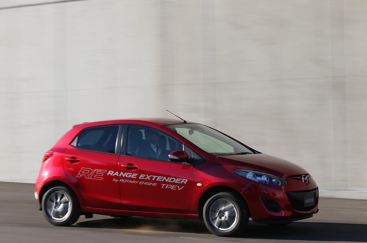 Mazda 2 EV range extender prototype