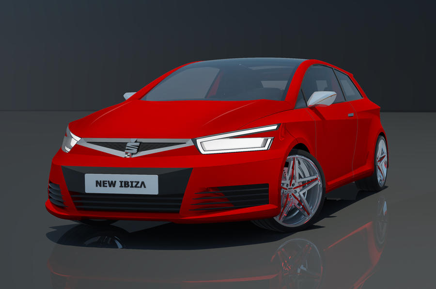 New Seat Ibiza Cupra previewed in computer renderings