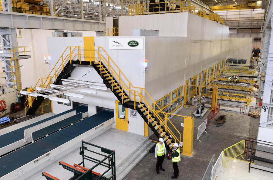 Jaguar Land Rover invests £45 million in new stamping press
