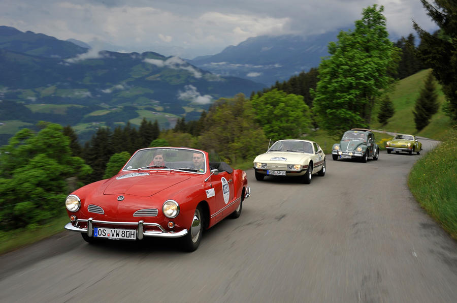Driving in the Kitzbuehler Alpen Rallye - picture special