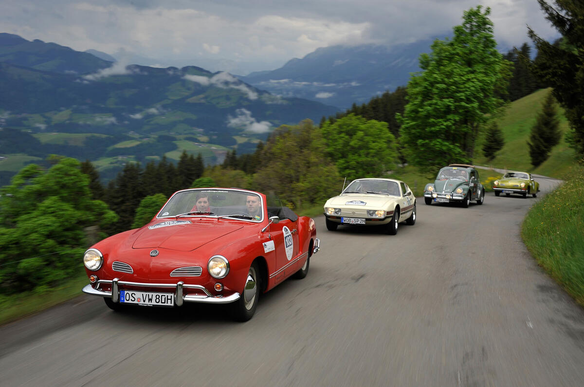 Driving in Austria's answer to the Mille Miglia picture special Autocar