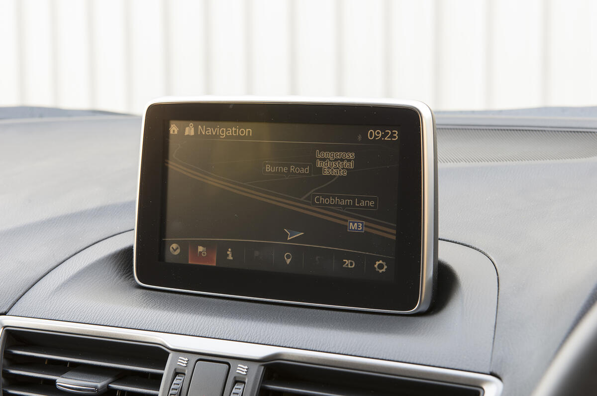 Mazda 3 infotainment system