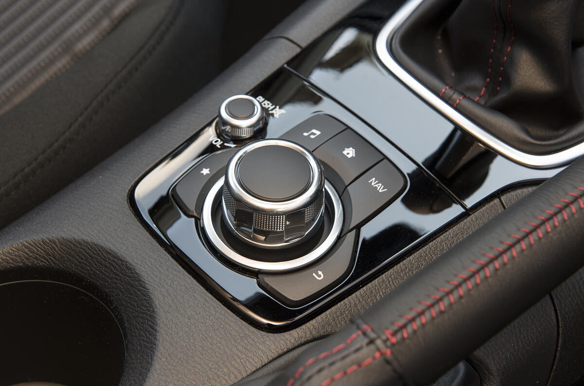 Mazda 3 infotainment controls