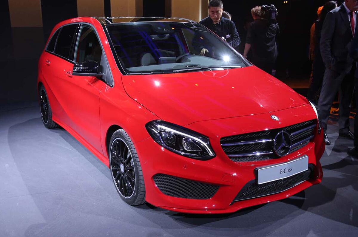Facelifted Mercedes Benz B Class Gets Paris Debut Autocar
