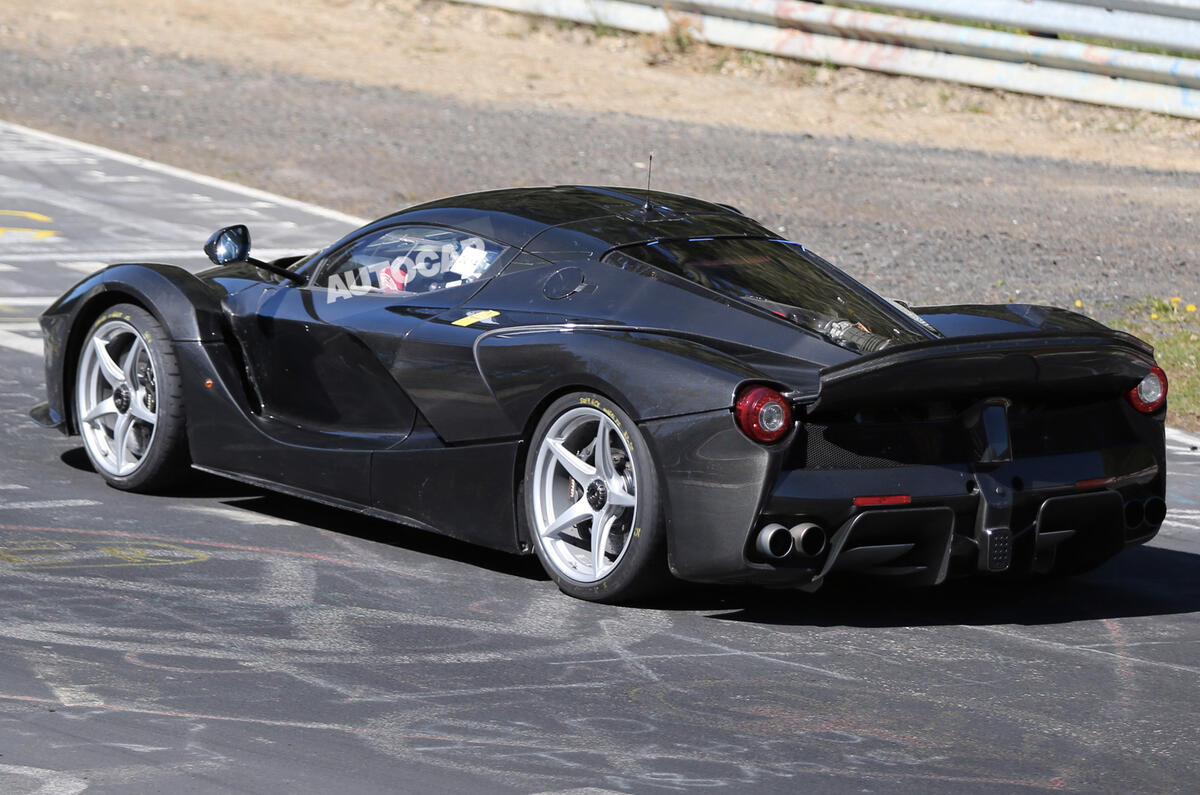 Hard-core LaFerrari XX spotted testing ahead of 2015 launch | Autocar