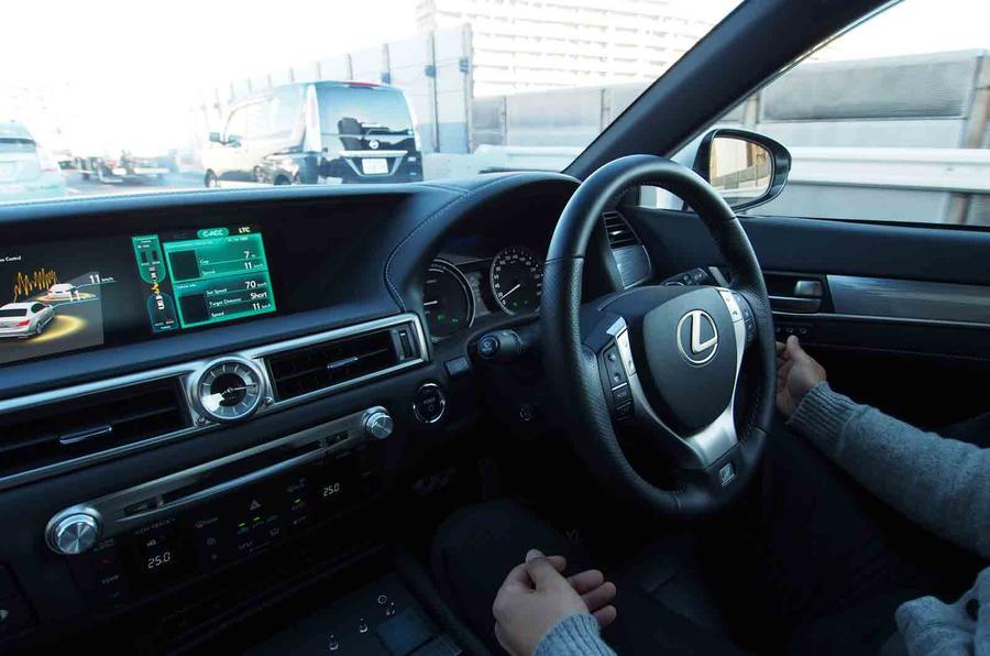 Lexus demonstrates autonomous driving in Tokyo