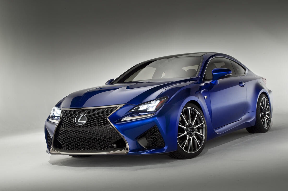 New Lexus RC-F revealed - full studio pictures