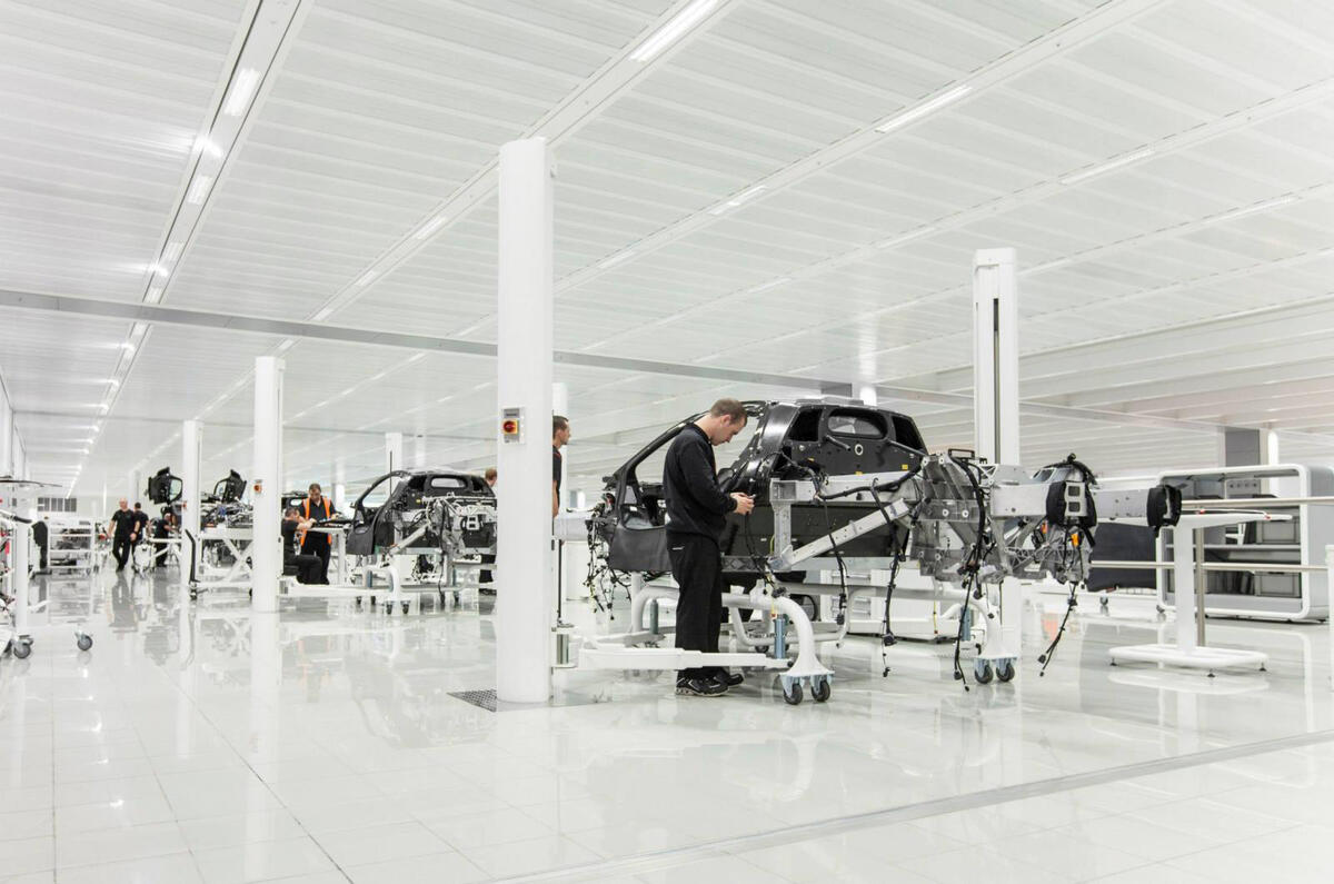 McLaren P1 production begins