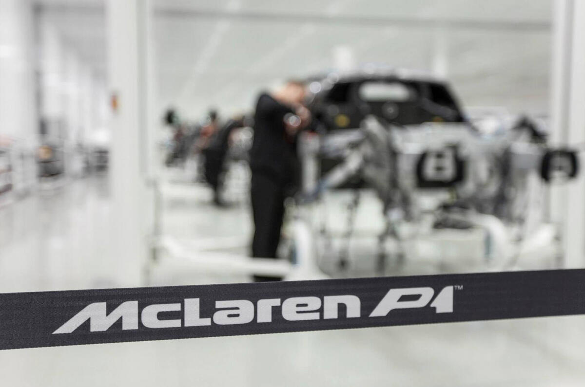 McLaren P1 production begins