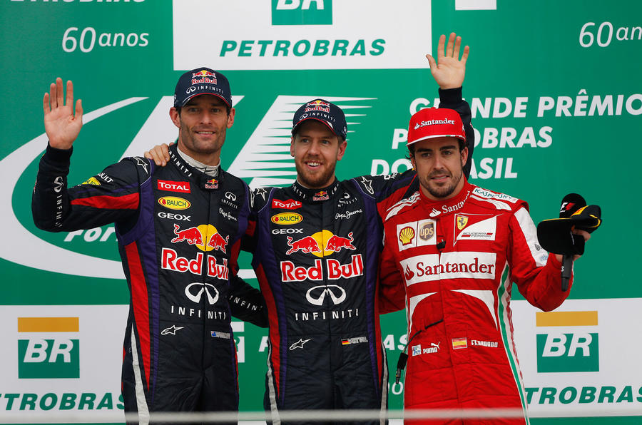 Vettel continues winning streak in Brazil